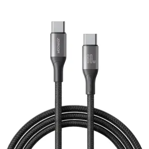 S-A28 60W Fast Charging Data Cable (Type C to type C) 2M Black