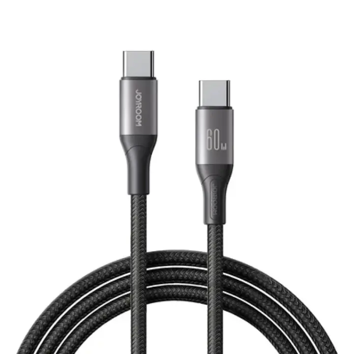 S-A28 60W Fast Charging Data Cable (Type C to type C) 1M Black