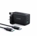 GaN Ultra JR-TCG01 65W 2C1A Fast Charger-Black+100W C to C Cable