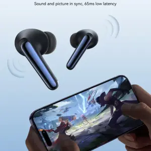 JR-FN2 ANC True Wireless earphones-Black Color