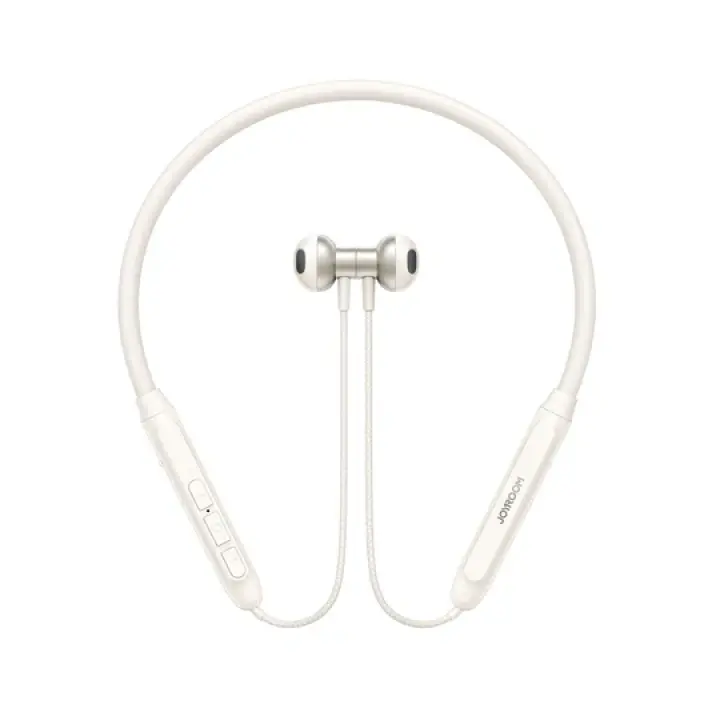 JR-D8 Wireless Neckband Headphones-White
