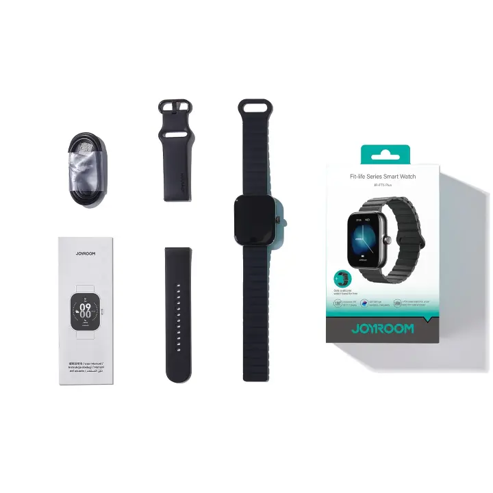 JR-FT5 PLUS Smart Watch (Answer/Make Call) Black/Rose gold