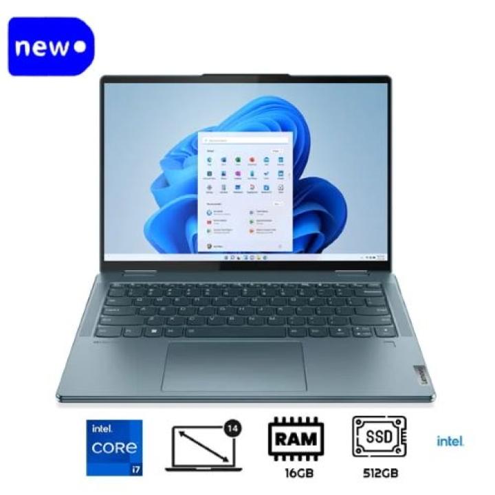 Lenovo Yoga 7 Core i7-1165G7, 16GB RAM 512GB SSD, Windows 11 14″, Touch Stone Blue